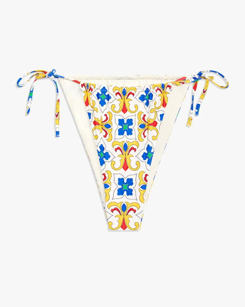 Ruched String Bikini Bottom sold by WeWoreWhat product image thumbnail 3