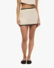 Leather Trim Mini Skirt sold by WeWoreWhat