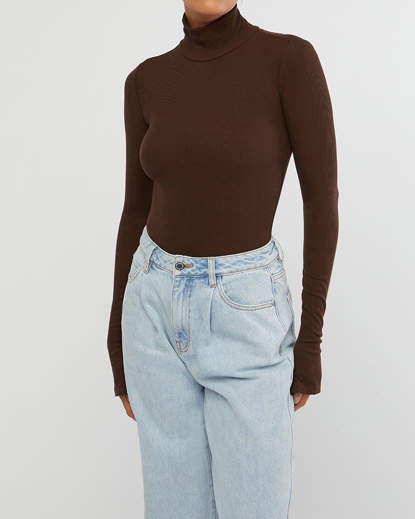 Turtle Neck Bodysuit sold by WeWoreWhat