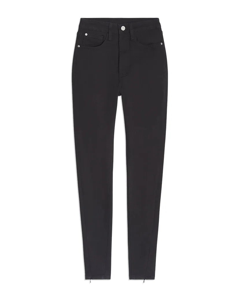 High Rise Stretch Denim Skinny Zip Jean sold by WeWoreWhat product image thumbnail 3