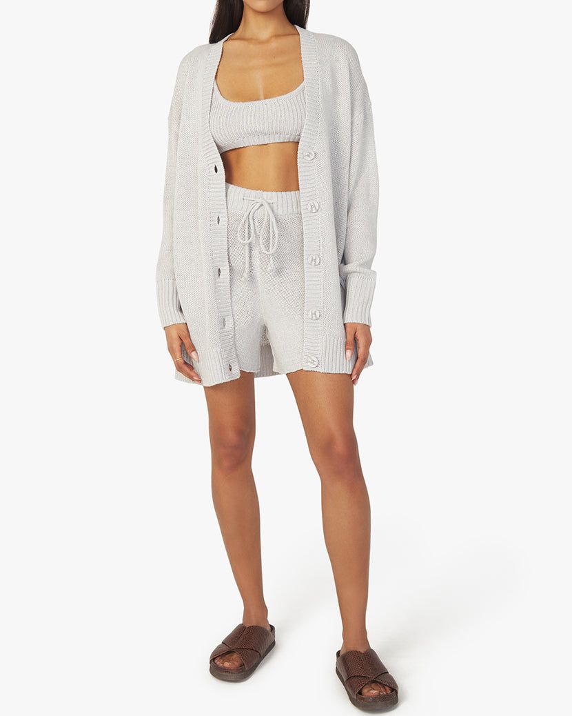 Dropped Shoulder Chunky Cozy Stitch Cardigan sold by WeWoreWhat product image thumbnail 7