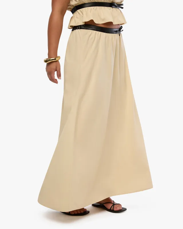 Bow Maxi Skirt sold by WeWoreWhat