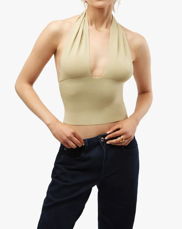 Knit Fine Sweater Halter Top sold by WeWoreWhat