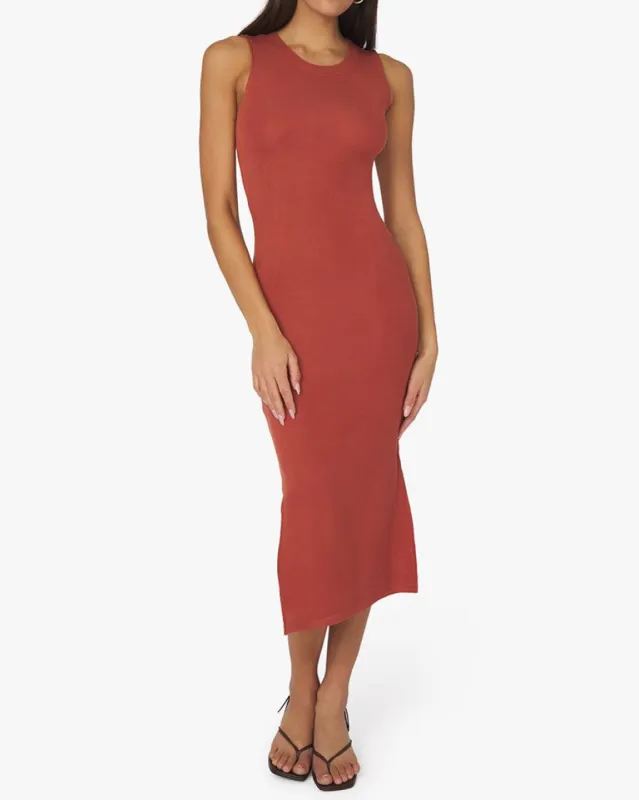 Rib Midi Dress sold by WeWoreWhat