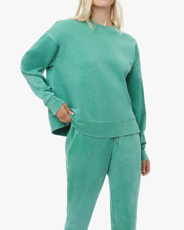 Burnout Fleece Crewneck Sweatshirt sold by WeWoreWhat