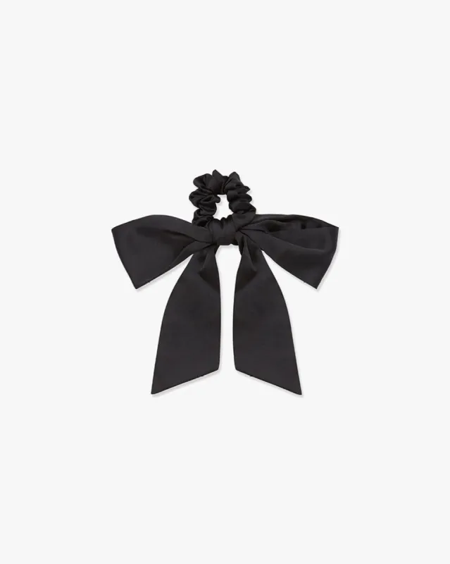 Satin Charmeuse Bow Scrunchie sold by WeWoreWhat