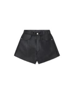 Vegan Leather Flare Bell Short sold by WeWoreWhat