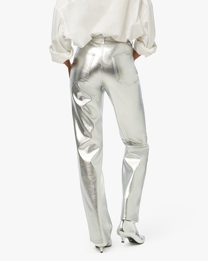 Mirror Shiny Metallic Straight Leg Pant sold by WeWoreWhat product image thumbnail 5