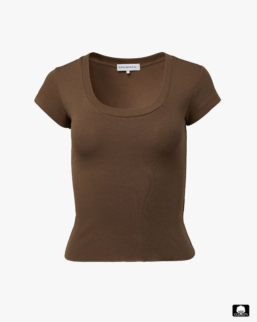 Scoop Neck Tee sold by WeWoreWhat product image thumbnail 2