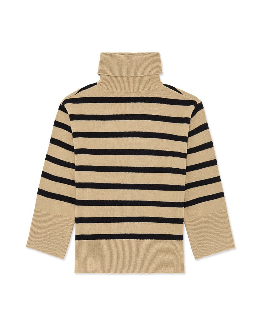 Striped Turtleneck Sweater sold by WeWoreWhat product image thumbnail 2