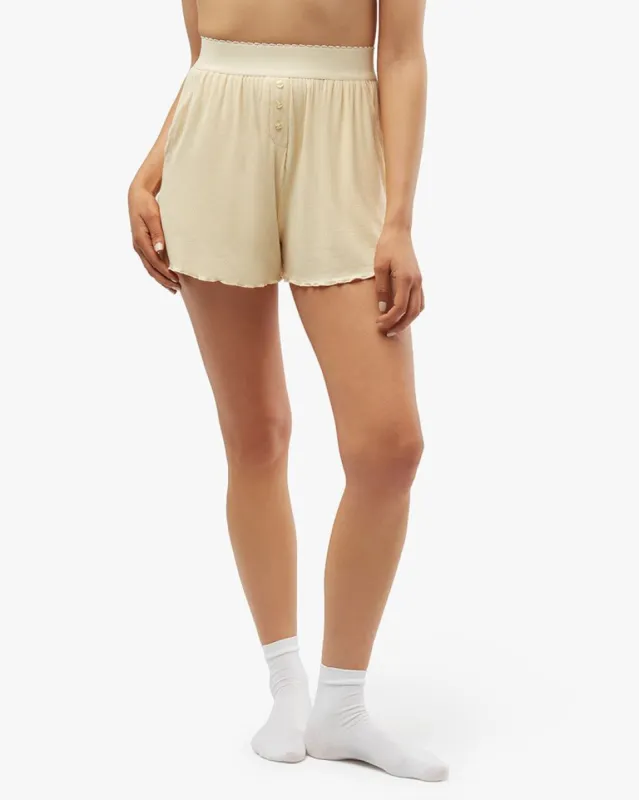 Scalloped Elastic Short made by WeWoreWhat