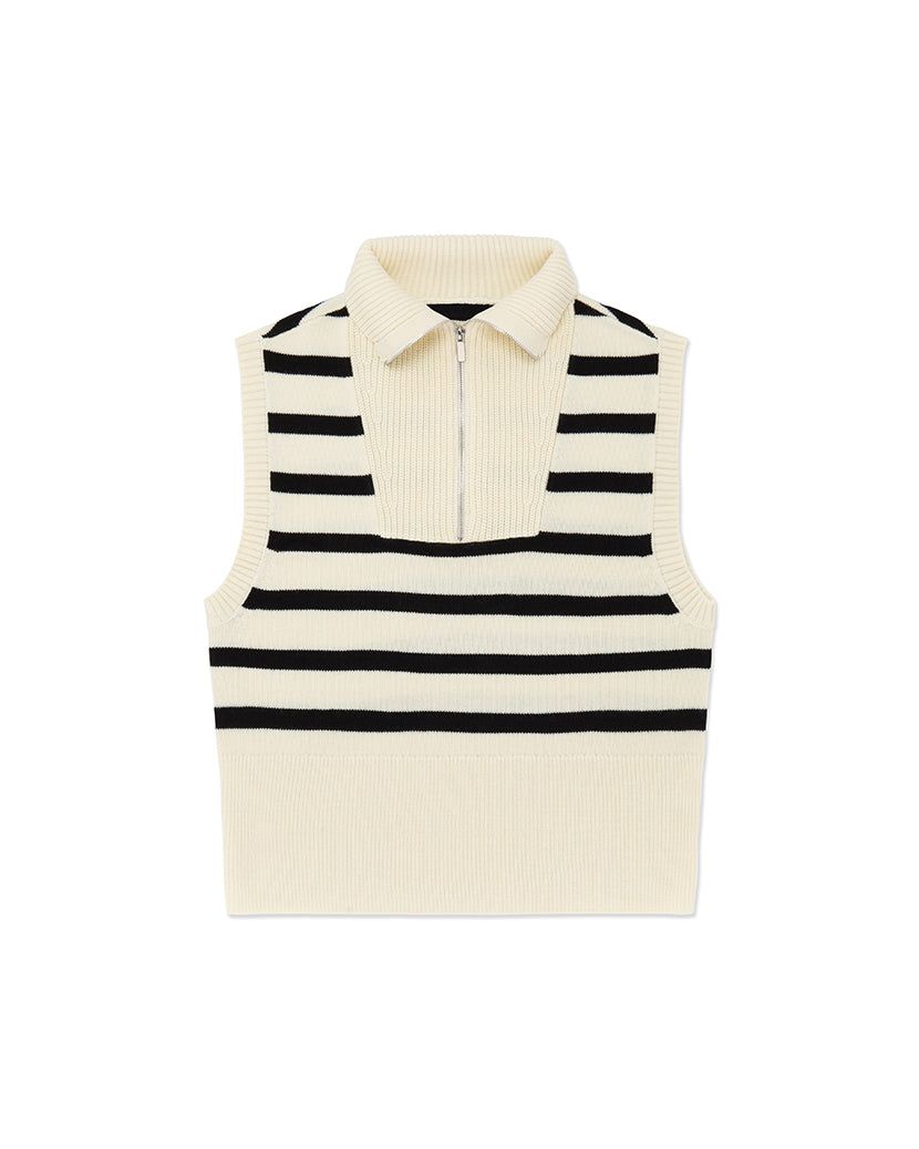 Half Zip Sweater Vest sold by WeWoreWhat product image thumbnail 2
