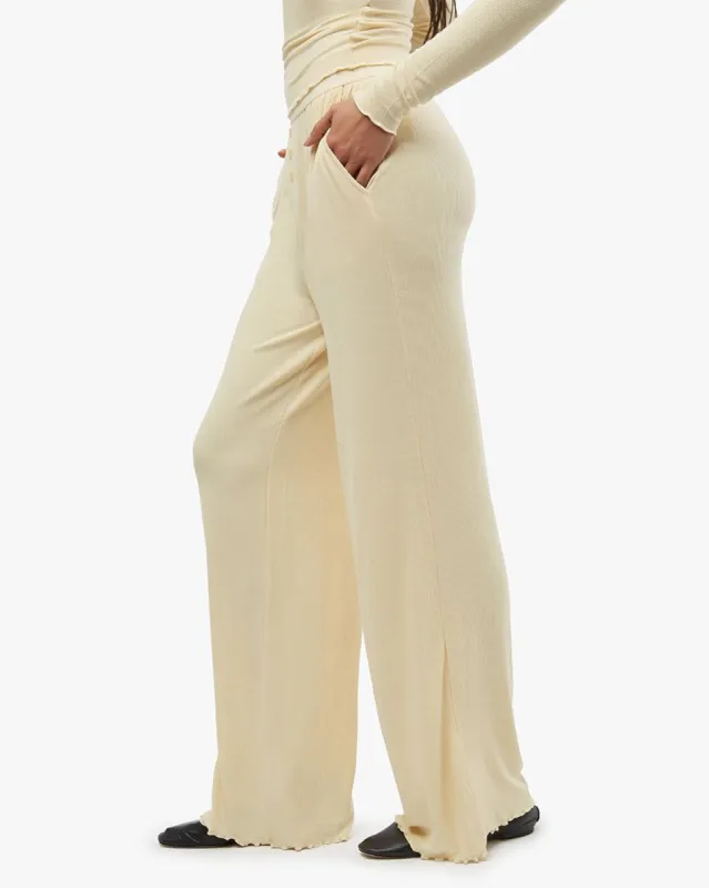 Scalloped Elastic Pant sold by WeWoreWhat