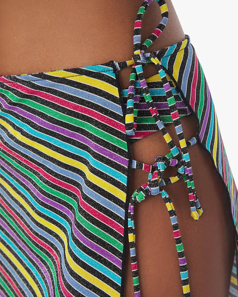 Mini Tie Lurex Stripe Sarong sold by WeWoreWhat product image thumbnail 5