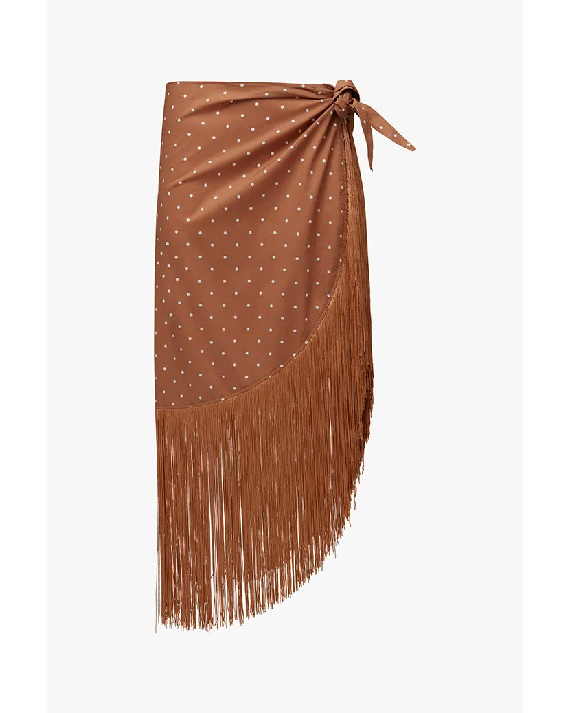 Micro Polka Dot Fringe Sarong sold by WeWoreWhat product image thumbnail 2