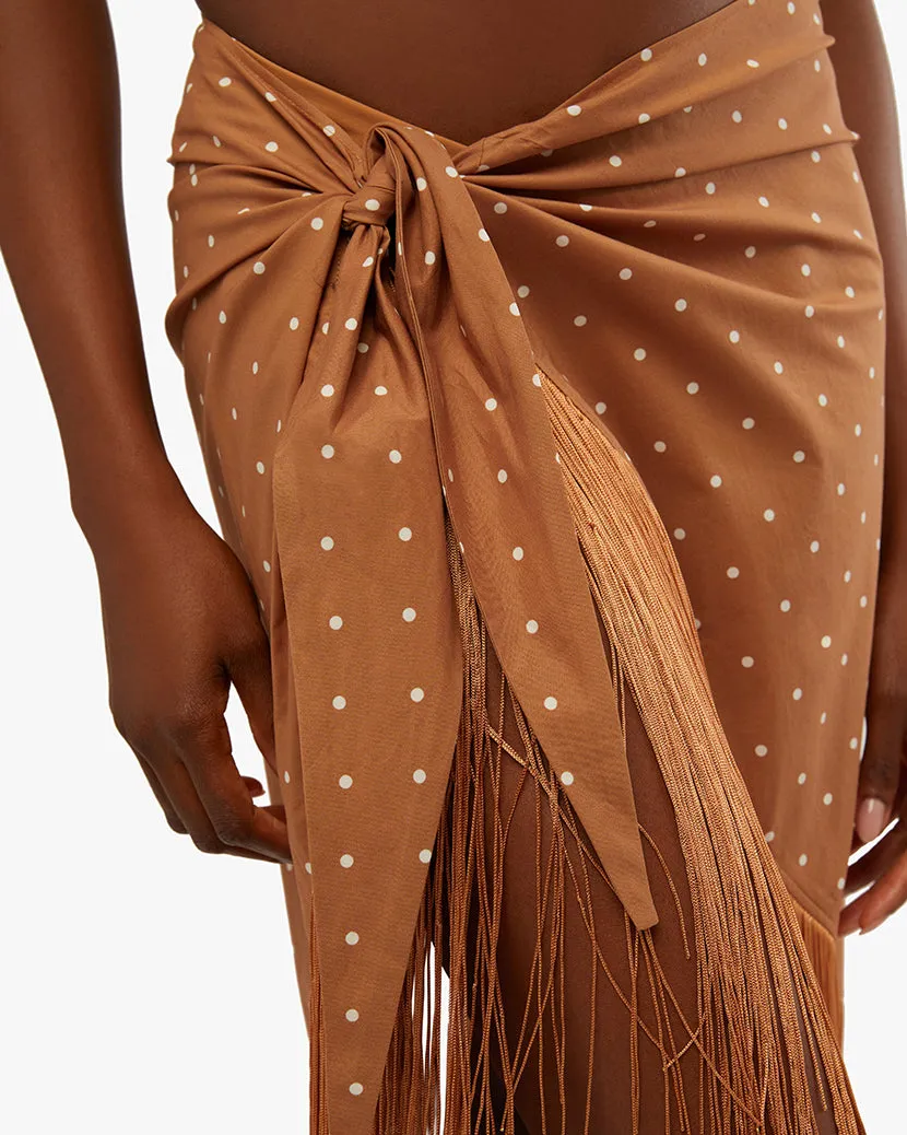 Micro Polka Dot Fringe Sarong sold by WeWoreWhat product image thumbnail 4