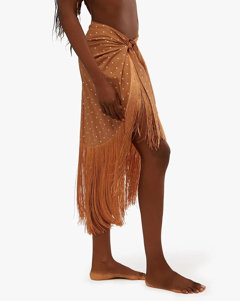 Micro Polka Dot Fringe Sarong sold by WeWoreWhat product image thumbnail 3