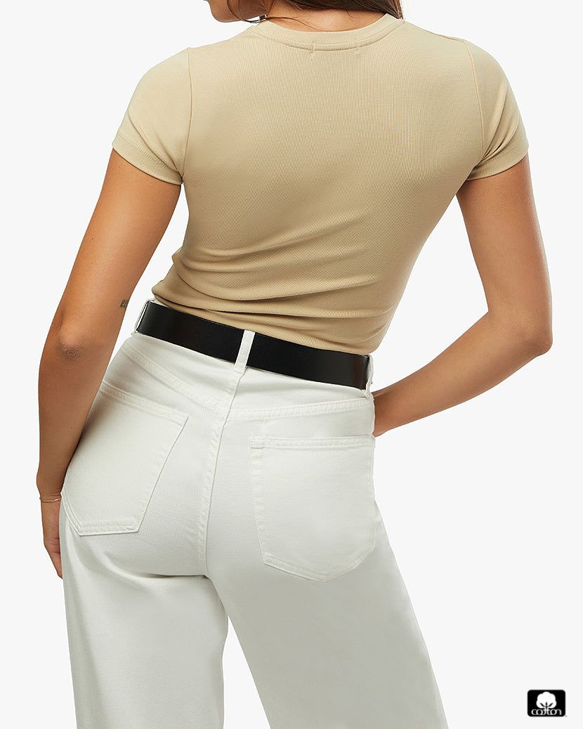 Fitted Crew Neck sold by WeWoreWhat product image thumbnail 5