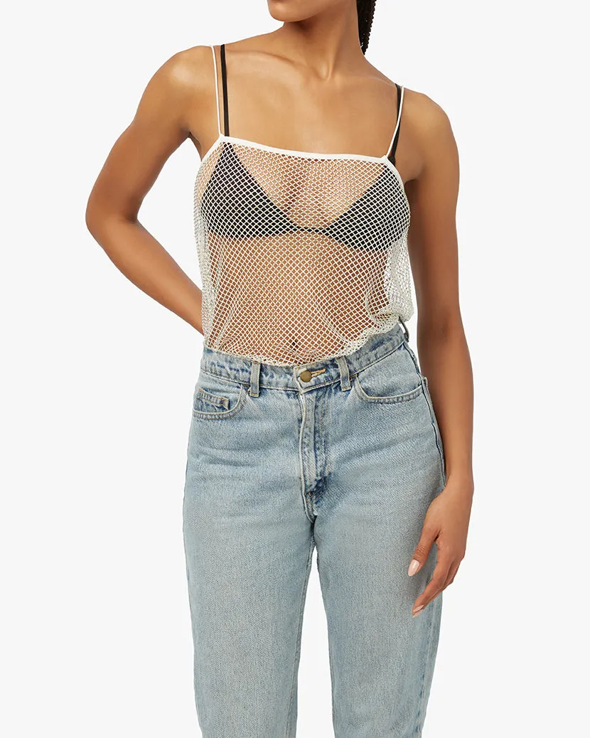 Crystal Mesh Cami sold by WeWoreWhat
