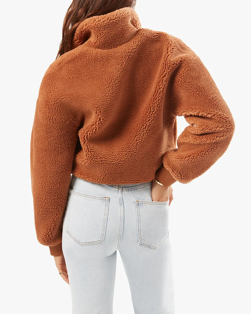 Teddy Sherpa Bomber Jacket sold by WeWoreWhat product image thumbnail 3