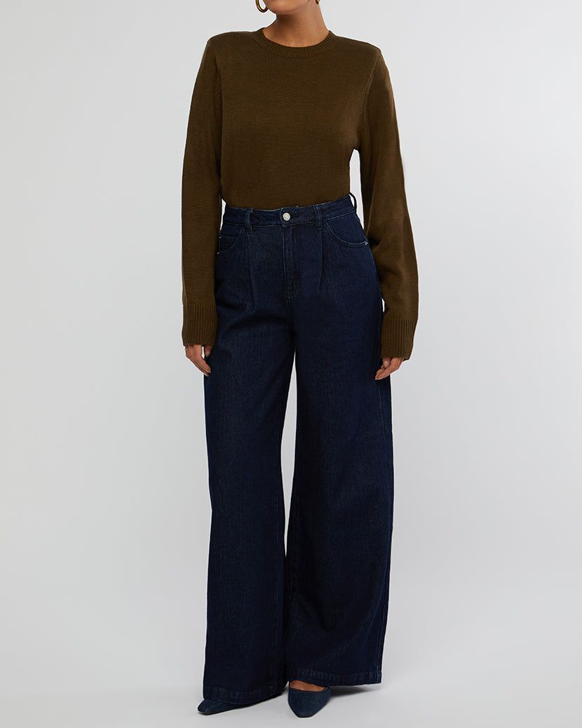 Shoulder Pad Cropped Sweater sold by WeWoreWhat product image thumbnail 4