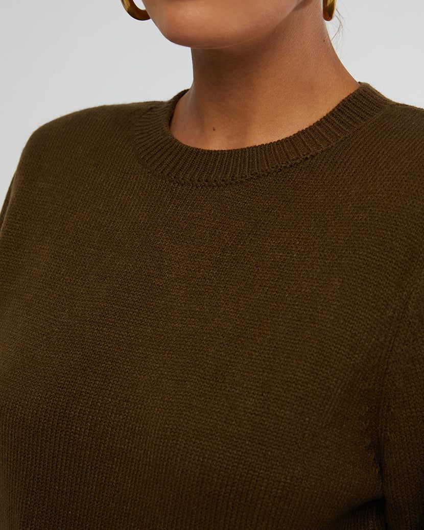 Shoulder Pad Cropped Sweater sold by WeWoreWhat product image thumbnail 5