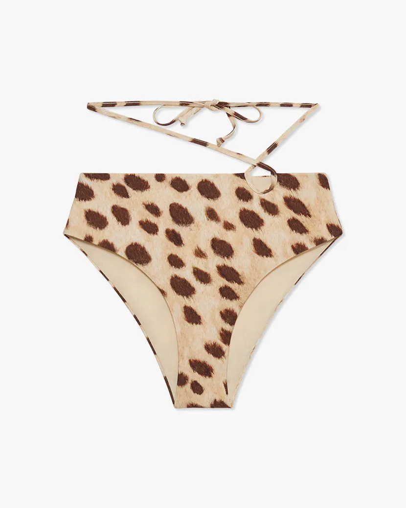 Strappy Tie Leopard Bikini Bottom sold by WeWoreWhat product image thumbnail 2