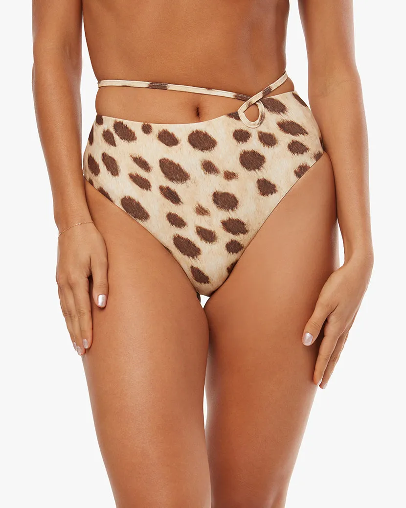 Strappy Tie Leopard Bikini Bottom sold by WeWoreWhat