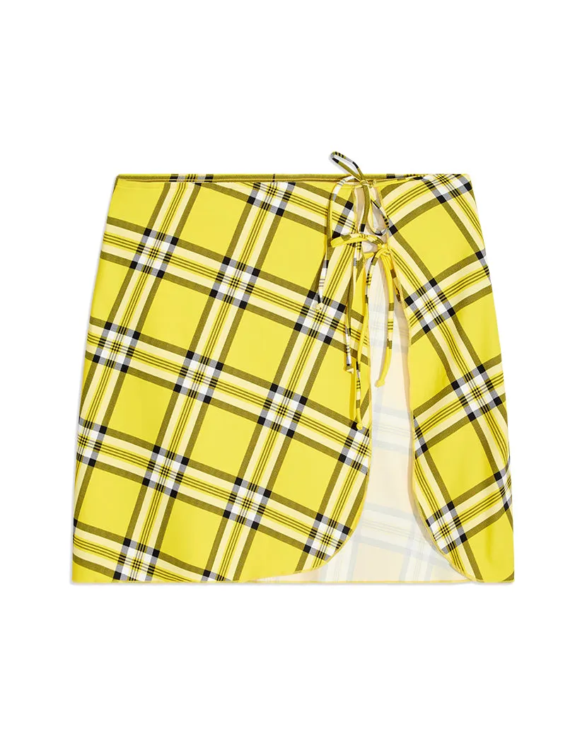 Mini Tie 90's Plaid Sarong sold by WeWoreWhat product image thumbnail 2