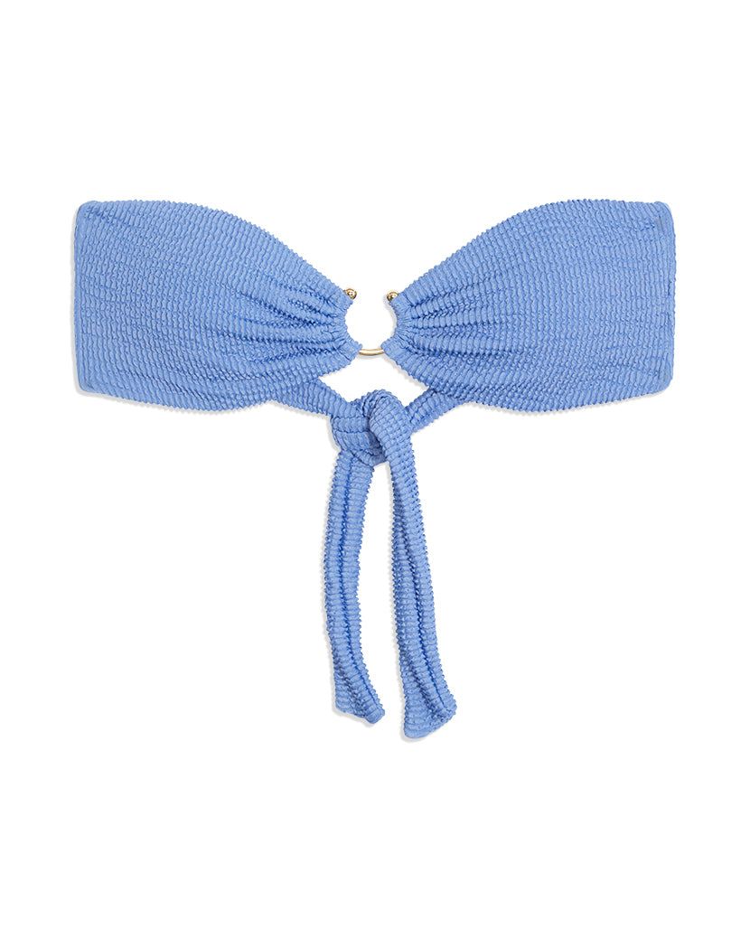 U-Ring Spongie Seersucker Bandeau Bikini Top sold by WeWoreWhat product image thumbnail 2