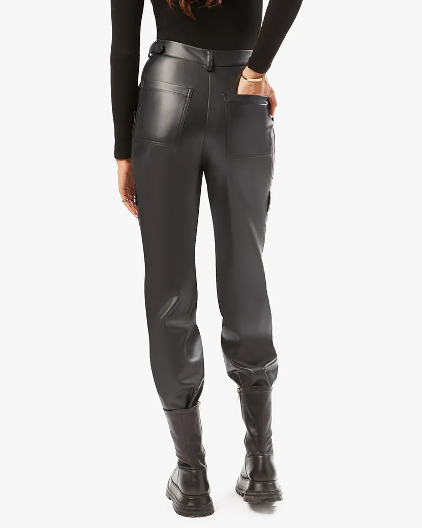 Vegan Leather Cargo Pant sold by WeWoreWhat product image thumbnail 4