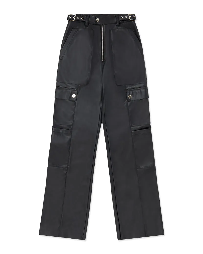 Vegan Leather Cargo Pant sold by WeWoreWhat product image thumbnail 2