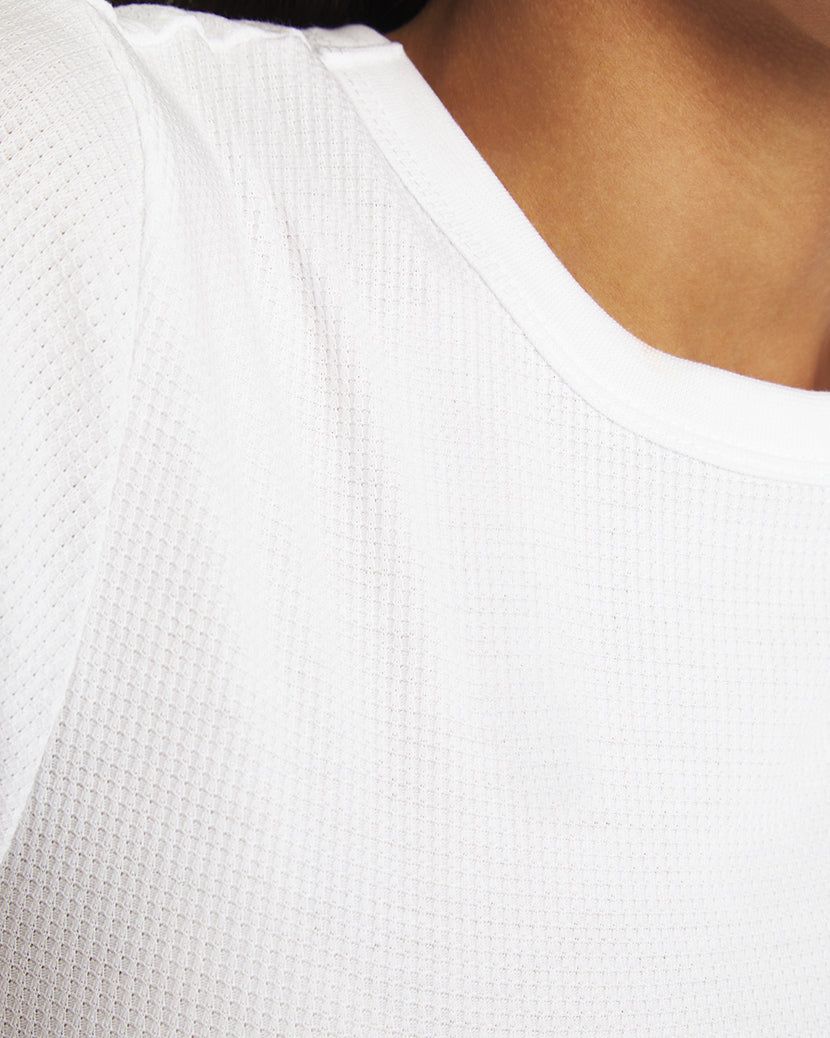 Cropped Waffle Knit Baby Tee sold by WeWoreWhat product image thumbnail 6