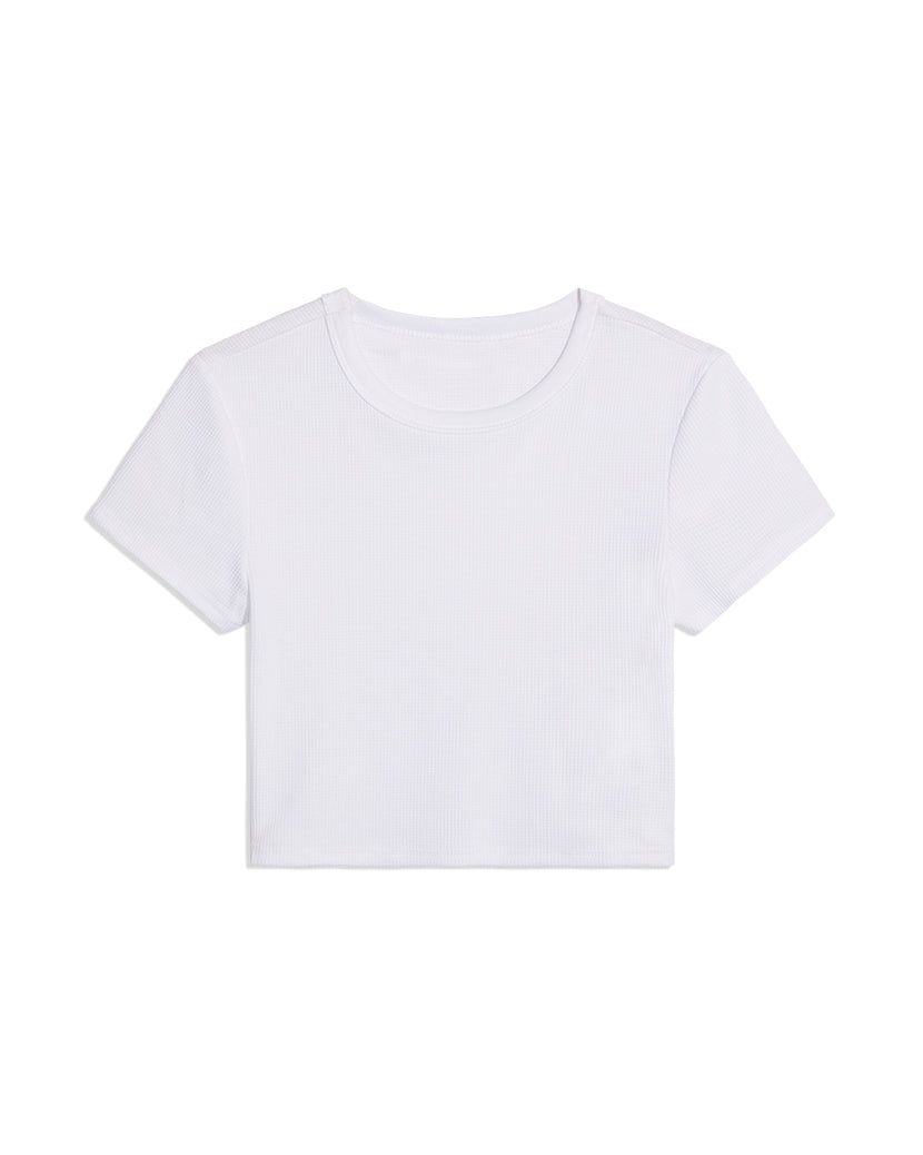 Cropped Waffle Knit Baby Tee sold by WeWoreWhat product image thumbnail 2