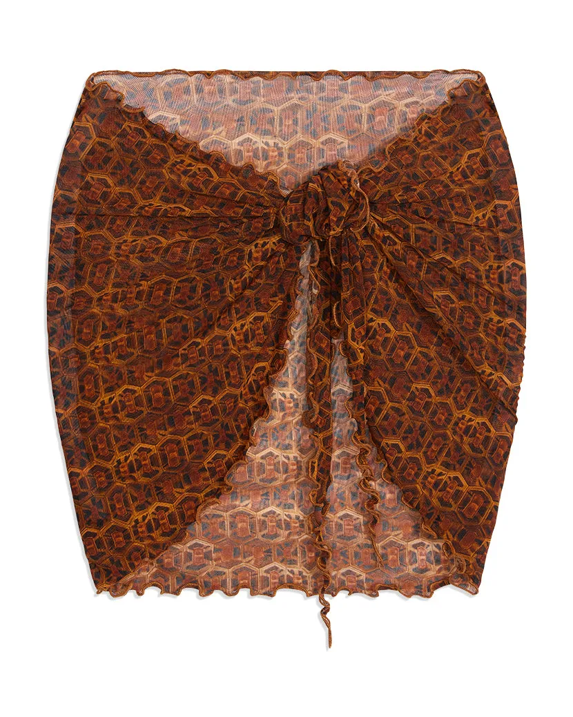 Tortoise Shell Sarong sold by WeWoreWhat product image thumbnail 3