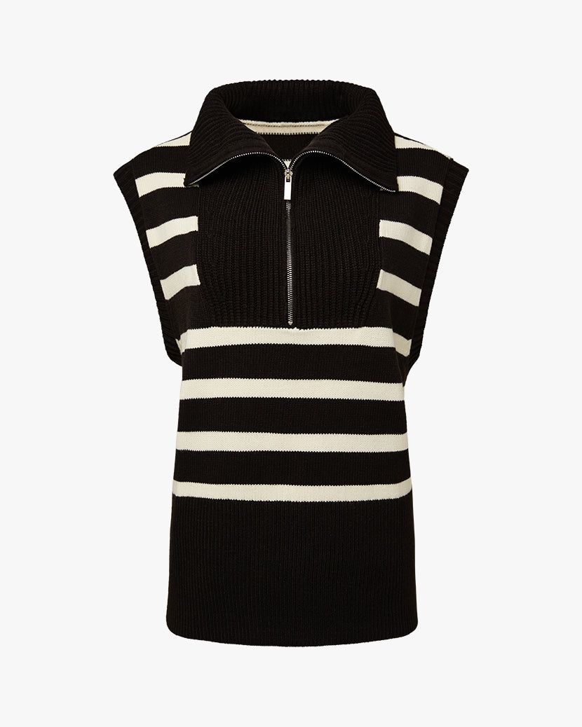 Half Zip Sweater Vest sold by WeWoreWhat product image thumbnail 2