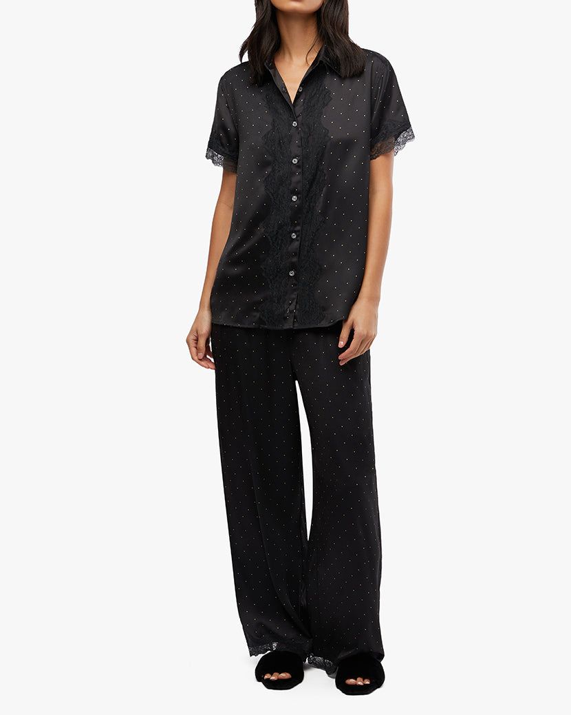Silky Lace Short Sleeve Button Up sold by WeWoreWhat product image thumbnail 4