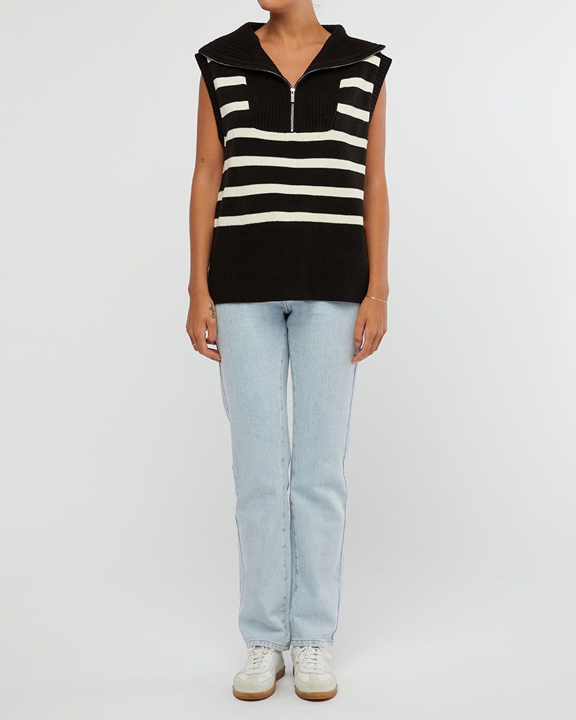 Half Zip Sweater Vest sold by WeWoreWhat product image thumbnail 3