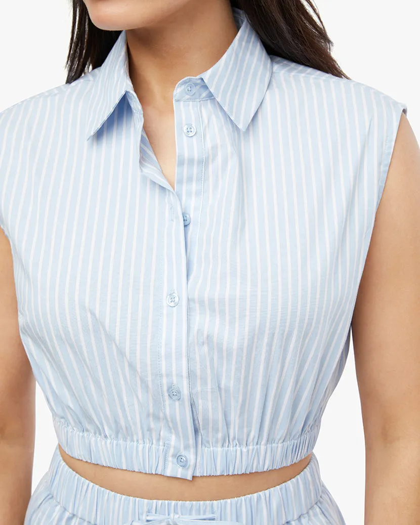 Sleeveless Popover Shirt sold by WeWoreWhat