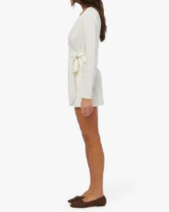Linen Wrap Dress sold by WeWoreWhat