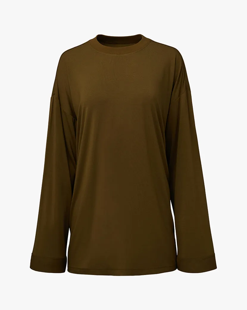 Long Sleeve Oversized Sleep Tee sold by WeWoreWhat product image thumbnail 2