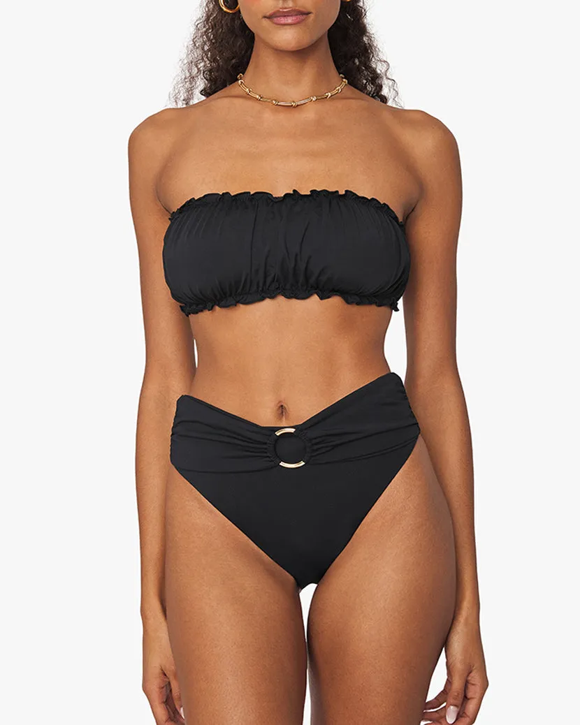 Scrunchie Bandeau Bikini Top sold by WeWoreWhat product image thumbnail 5