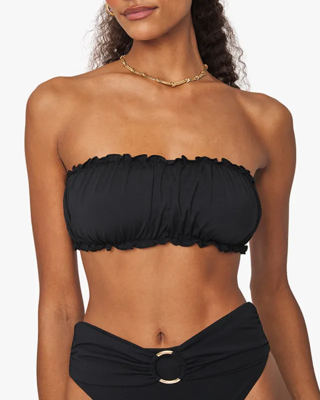 Scrunchie Bandeau Bikini Top sold by WeWoreWhat