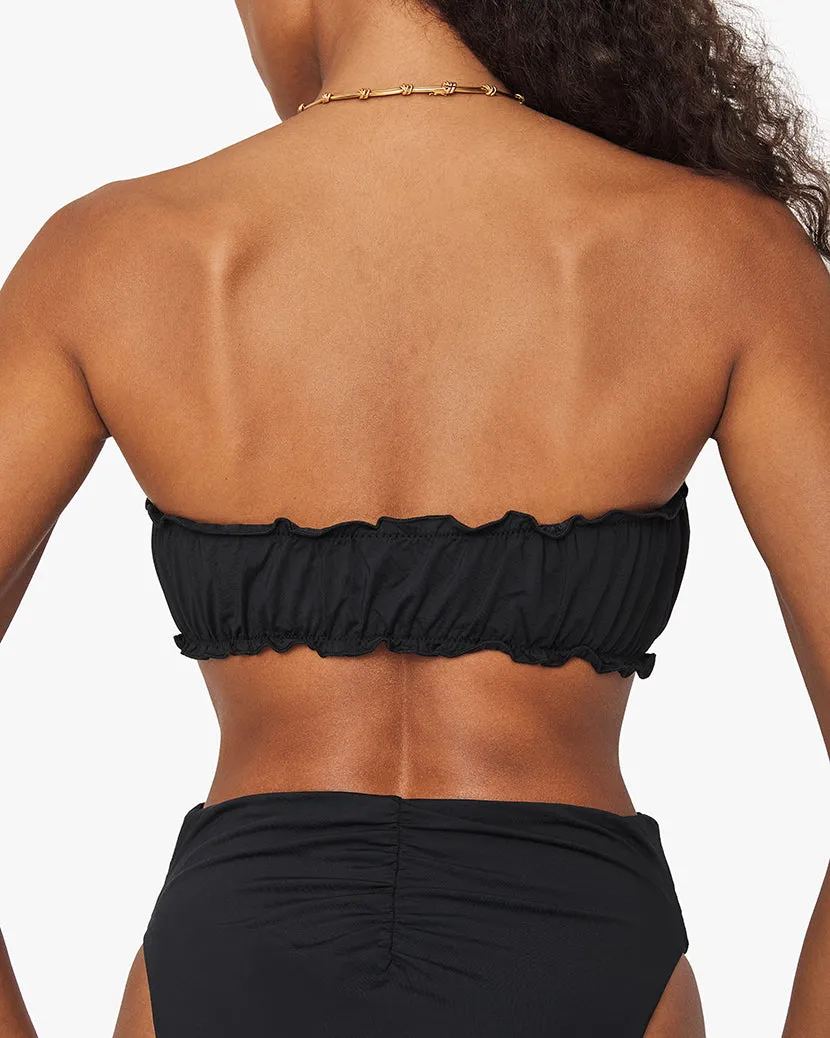 Scrunchie Bandeau Bikini Top sold by WeWoreWhat product image thumbnail 4