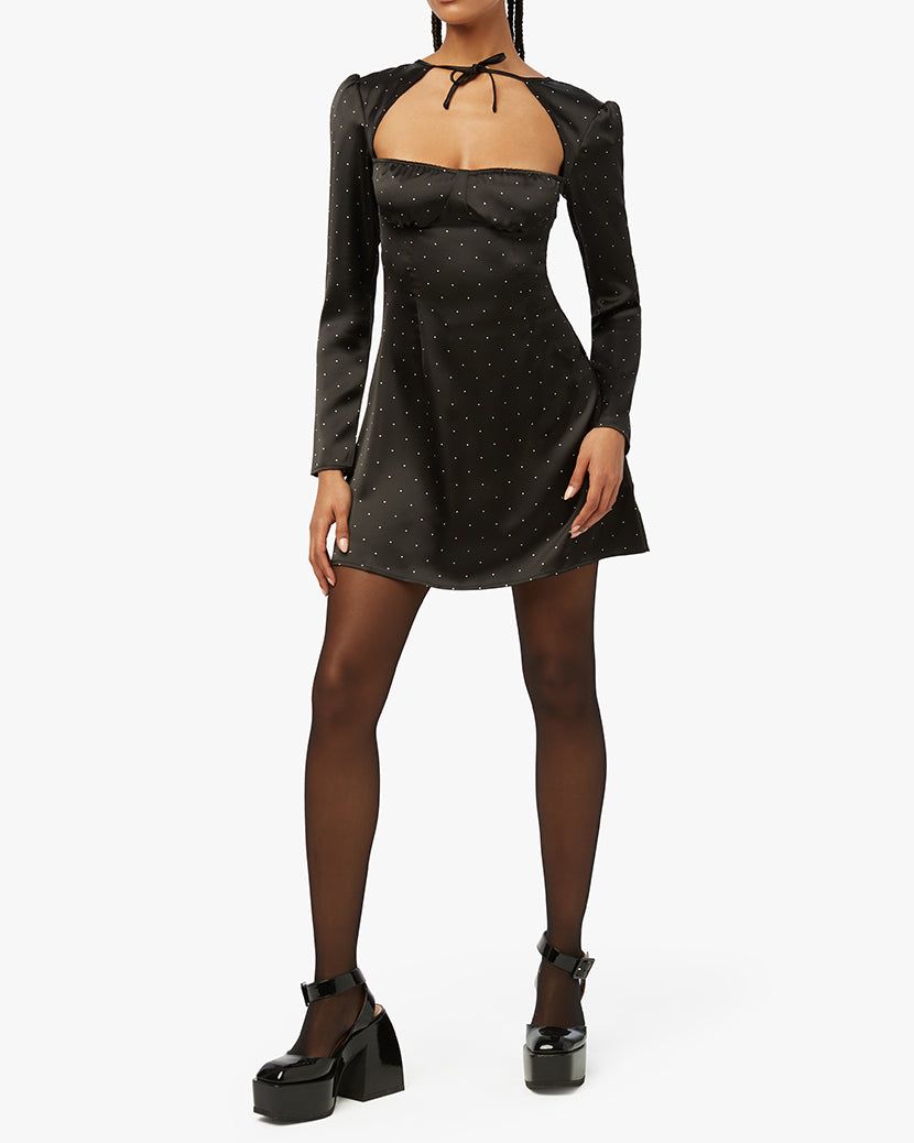 Long Sleeve Polka Dot Mini Dress sold by WeWoreWhat product image thumbnail 6