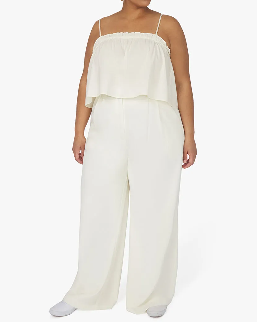 High Rise Pleated Suiting Pant sold by WeWoreWhat