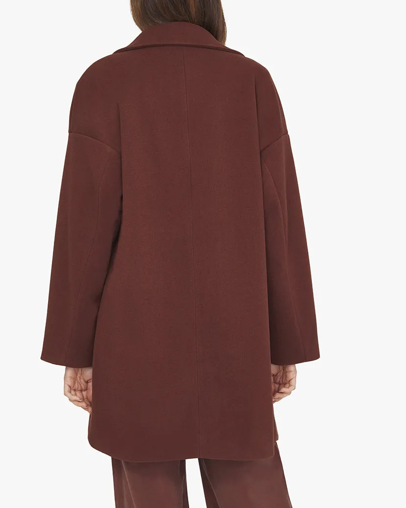 Dropped Shoulder Faux Wool Jacket sold by WeWoreWhat product image thumbnail 5