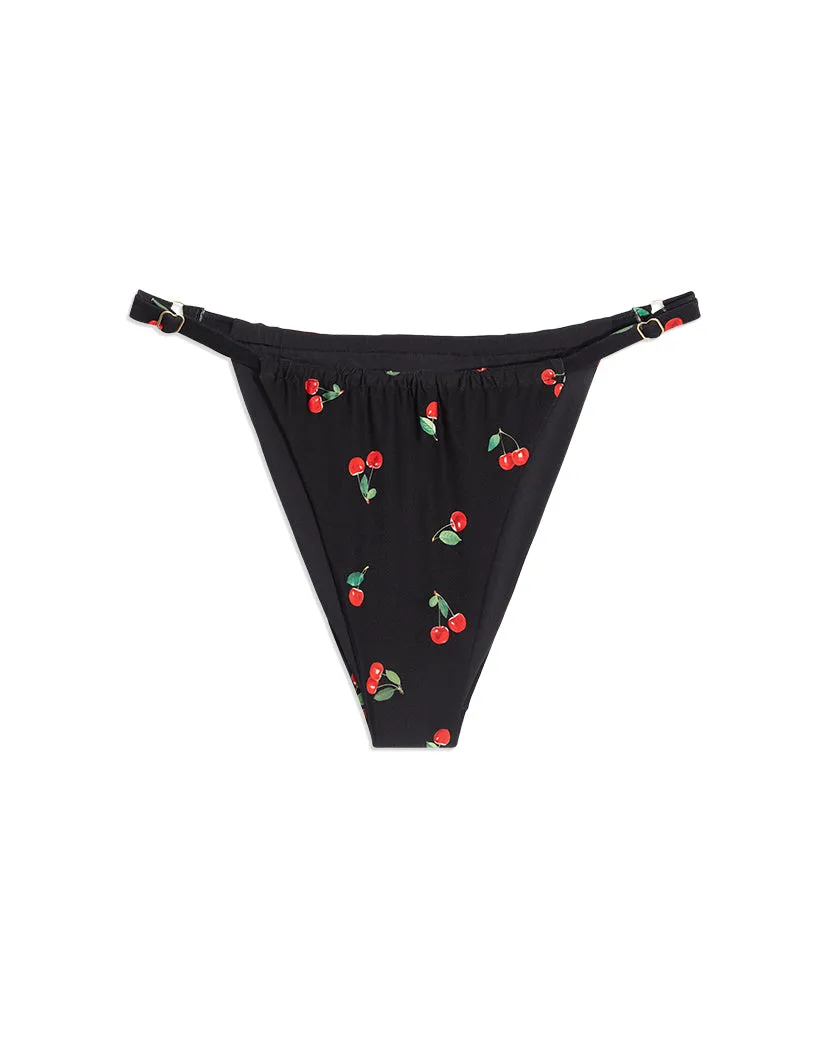 Adjustable Ruched Cherries Bikini Bottom sold by WeWoreWhat product image thumbnail 2