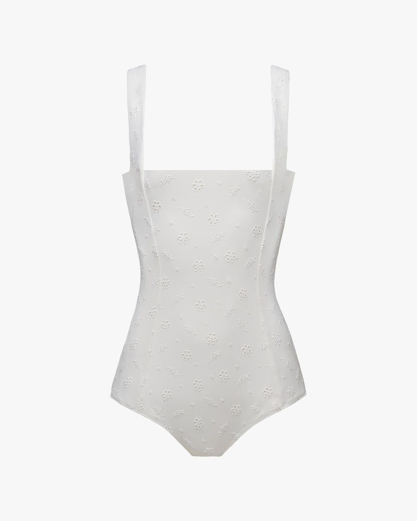 Vintage Low Leg Eyelet One Piece sold by WeWoreWhat product image thumbnail 2