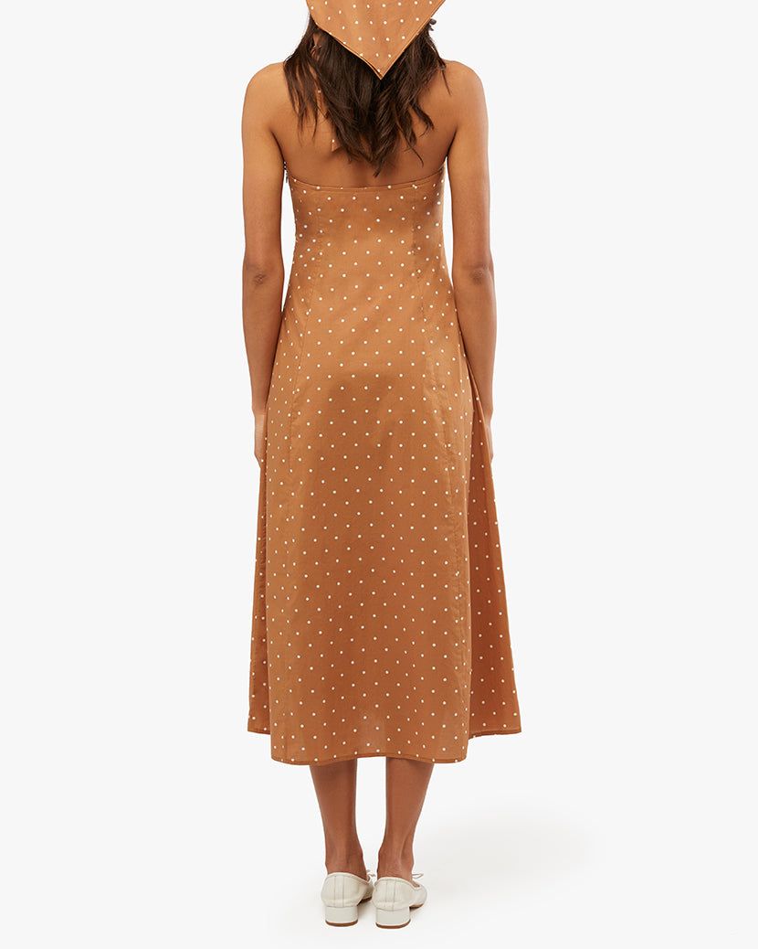 Halter Micro Polka Dot Button Up Midi sold by WeWoreWhat product image thumbnail 5